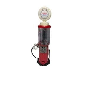 Vintage Red Carousel Gas Pump Gumball Machine Novelty Decor